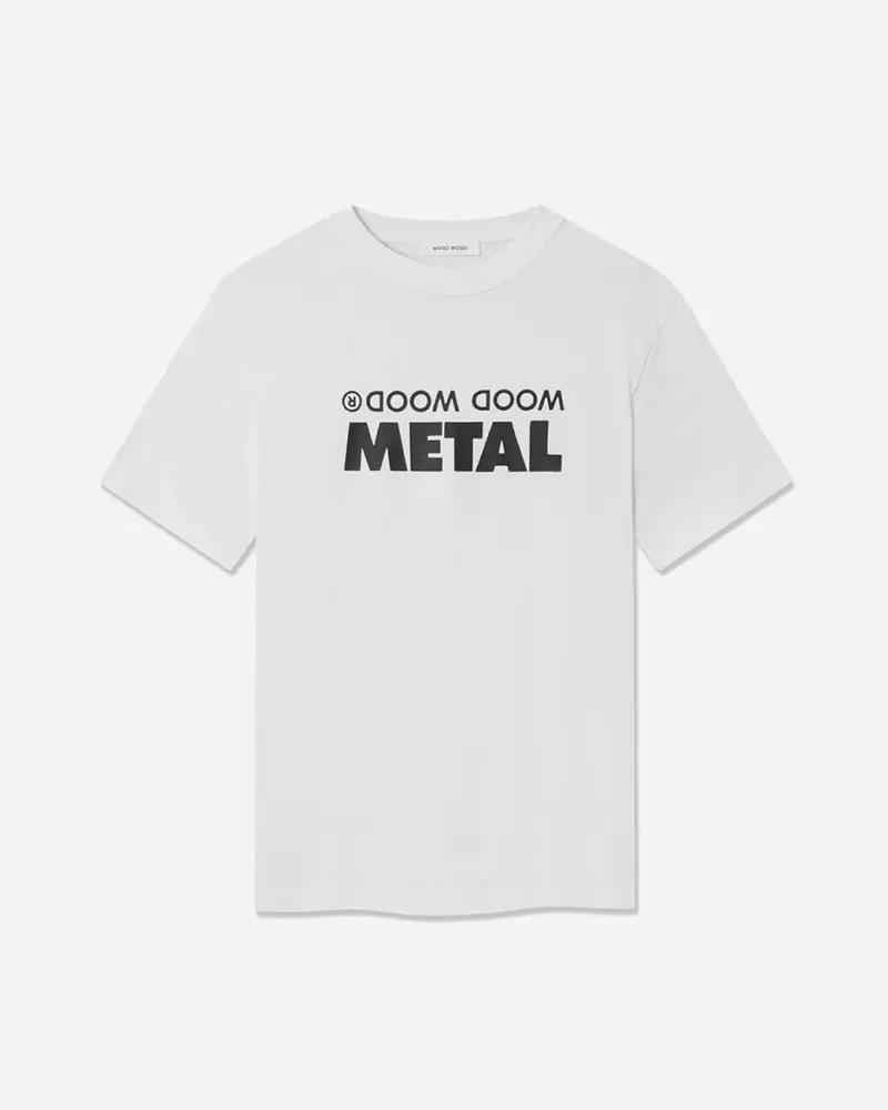 Haider Metal T-shirt - White