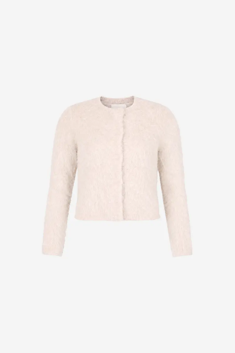 Hairy Knit Jacket Soft