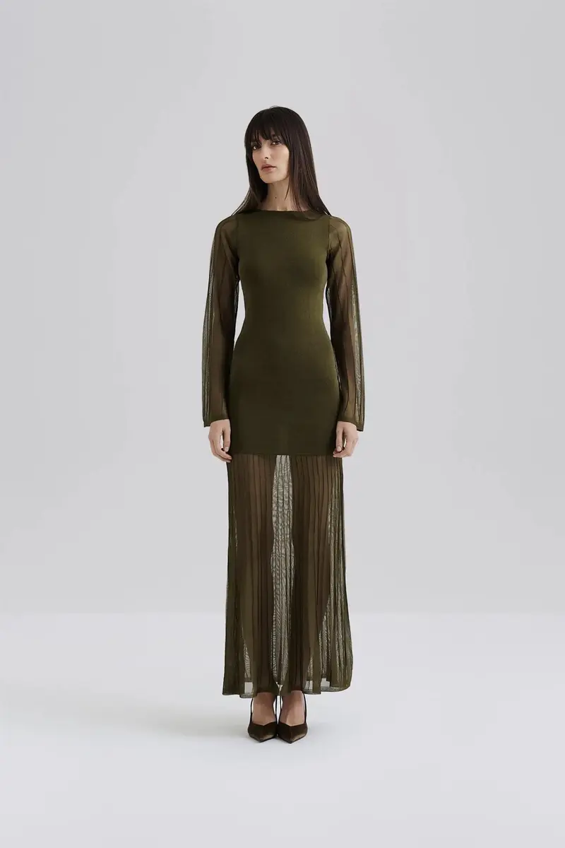 Haisley Maxi Dress Olive
