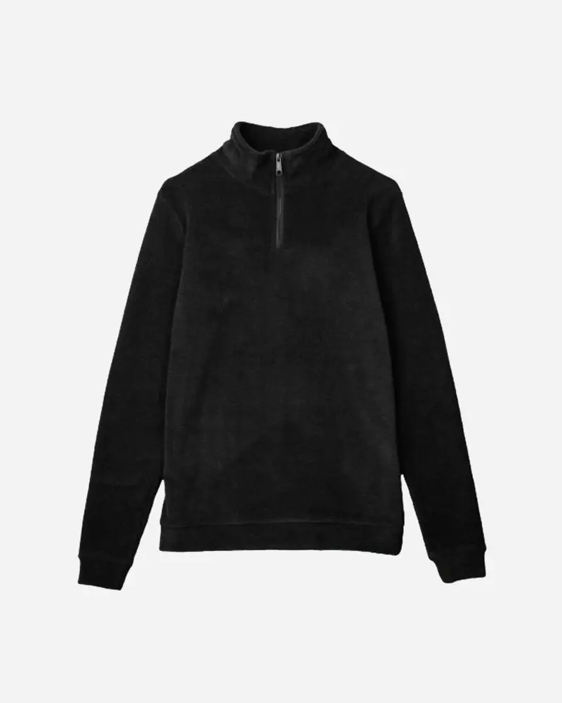 Han Fleece Half Zip - Black