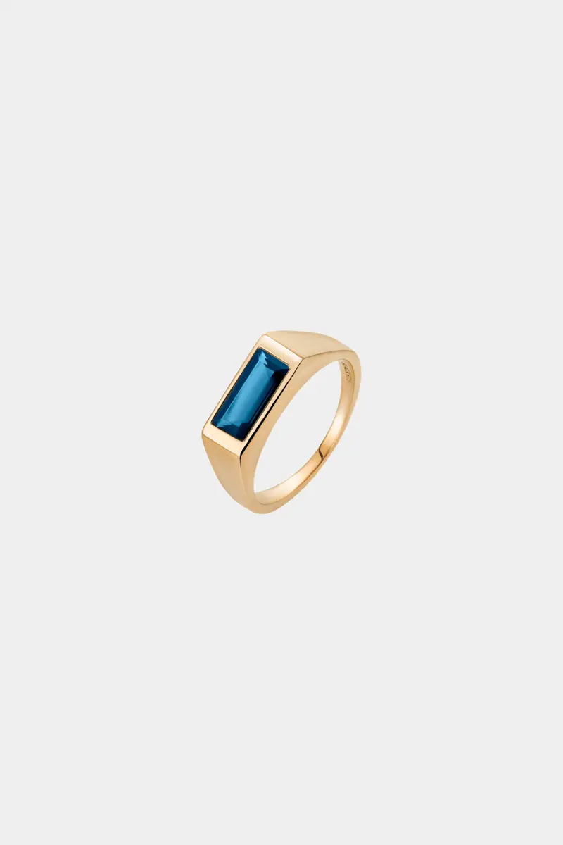 Harald Blue Ring Gold