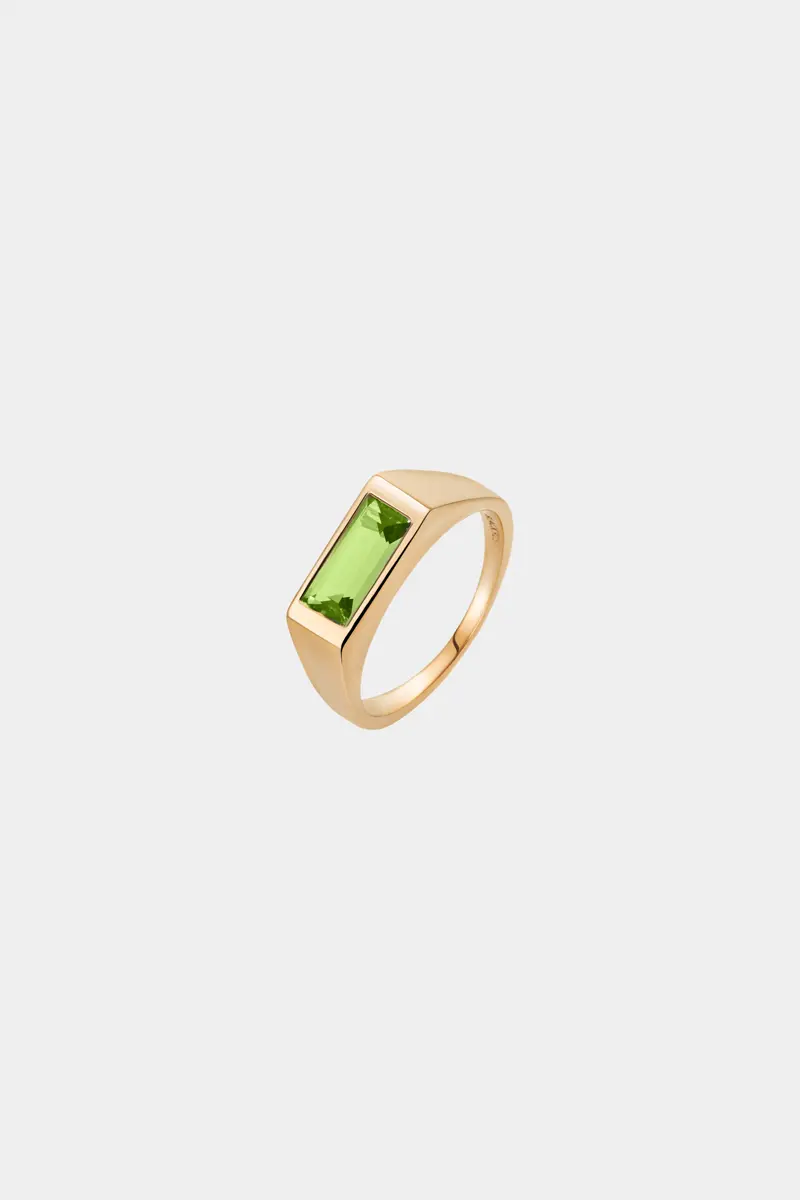 Harald Green Ring Gold