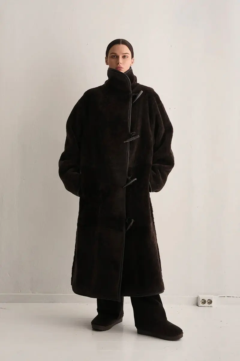 Hawk Jacket Long Brown