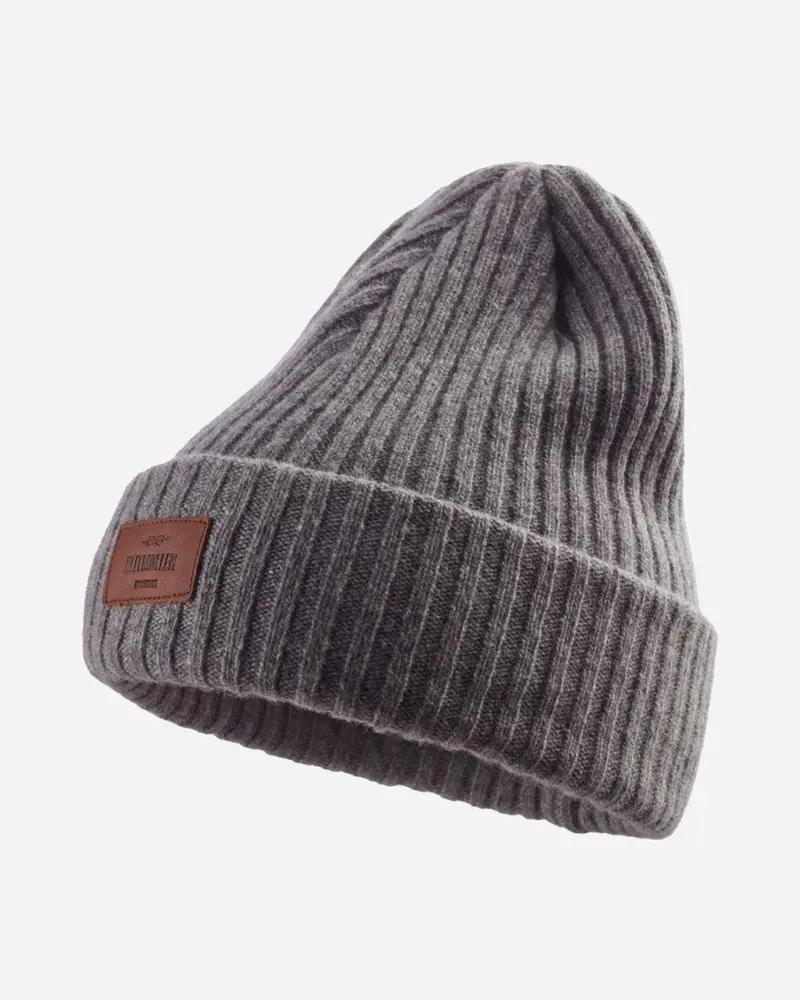 Heavy Rib Beanie - Light Grey