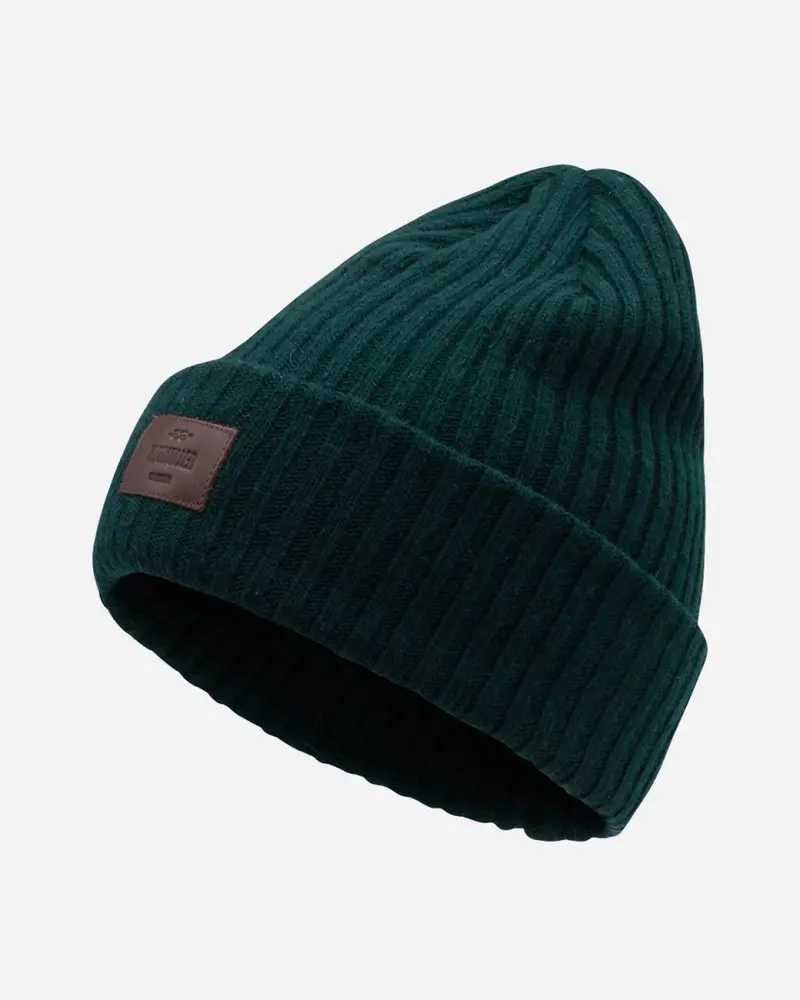 Heavy Rib Beanie - Moss Green