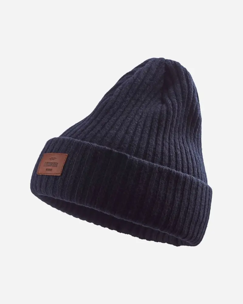 Heavy Rib Beanie - Navy