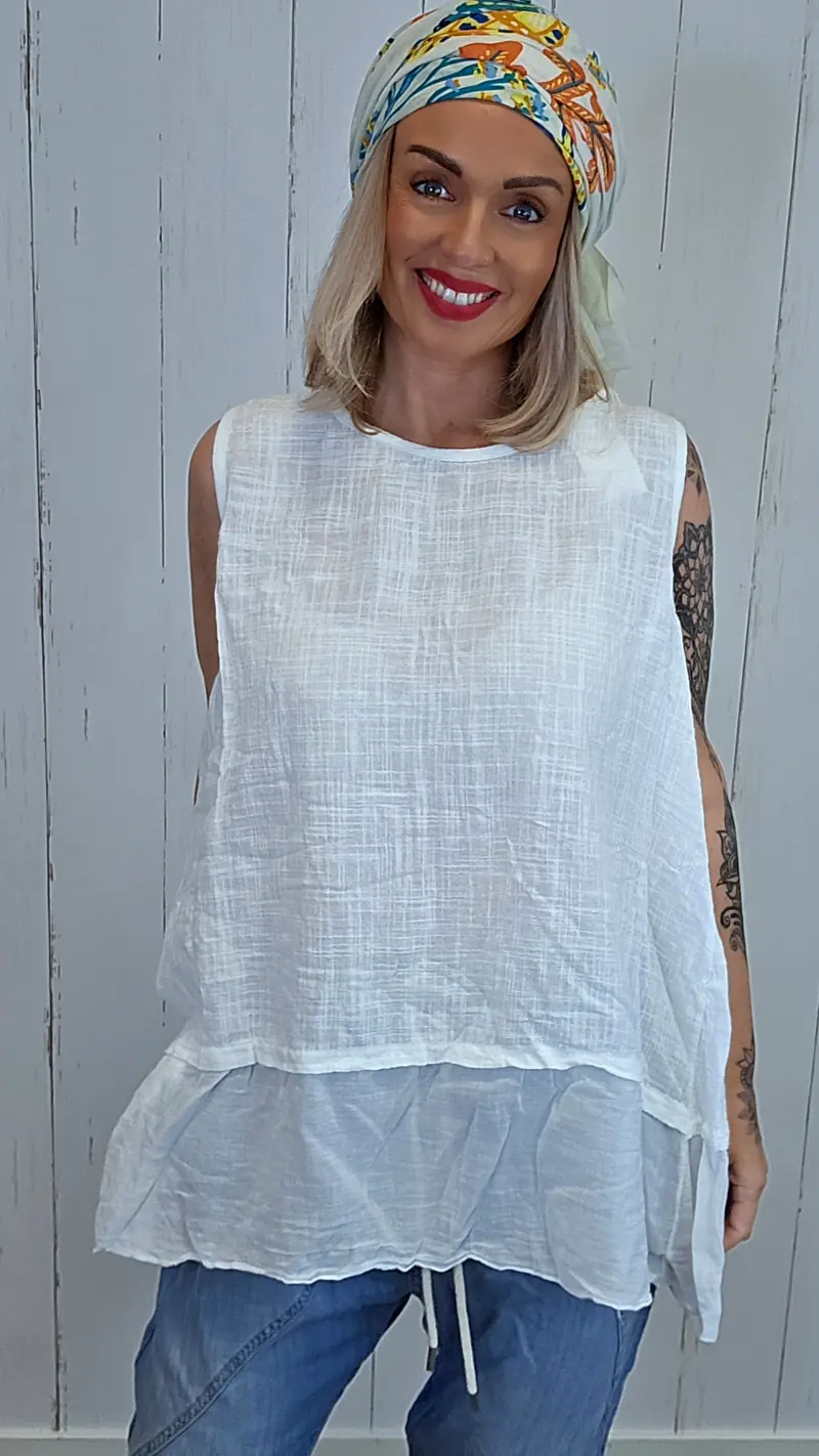 Hedda topp hvit