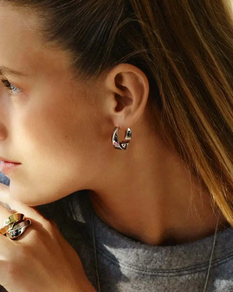 Helix Hoops L Steel