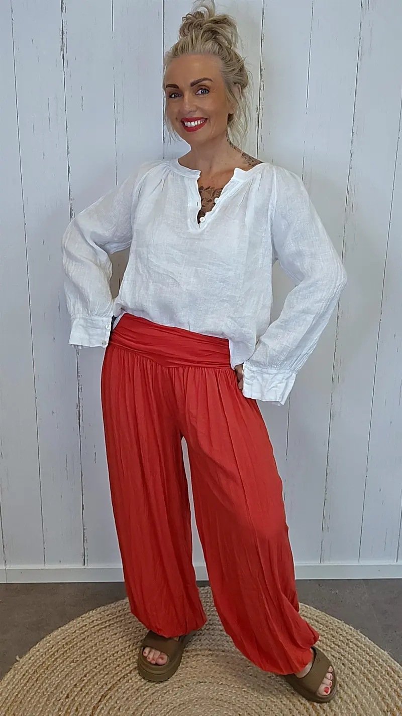 Henriette bukse rød