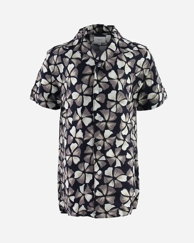 Henrik Shirt - Navy Flower
