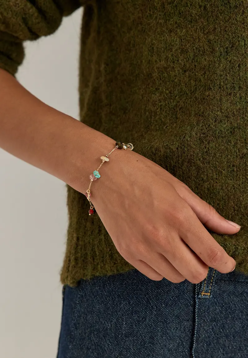Here Bracelet Gold-plated/MULTI