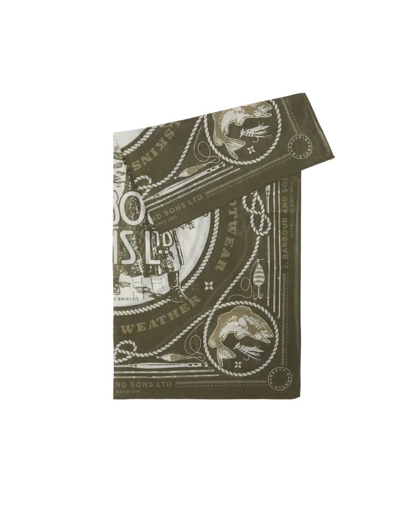 Heritage Bandana - Mid Olive