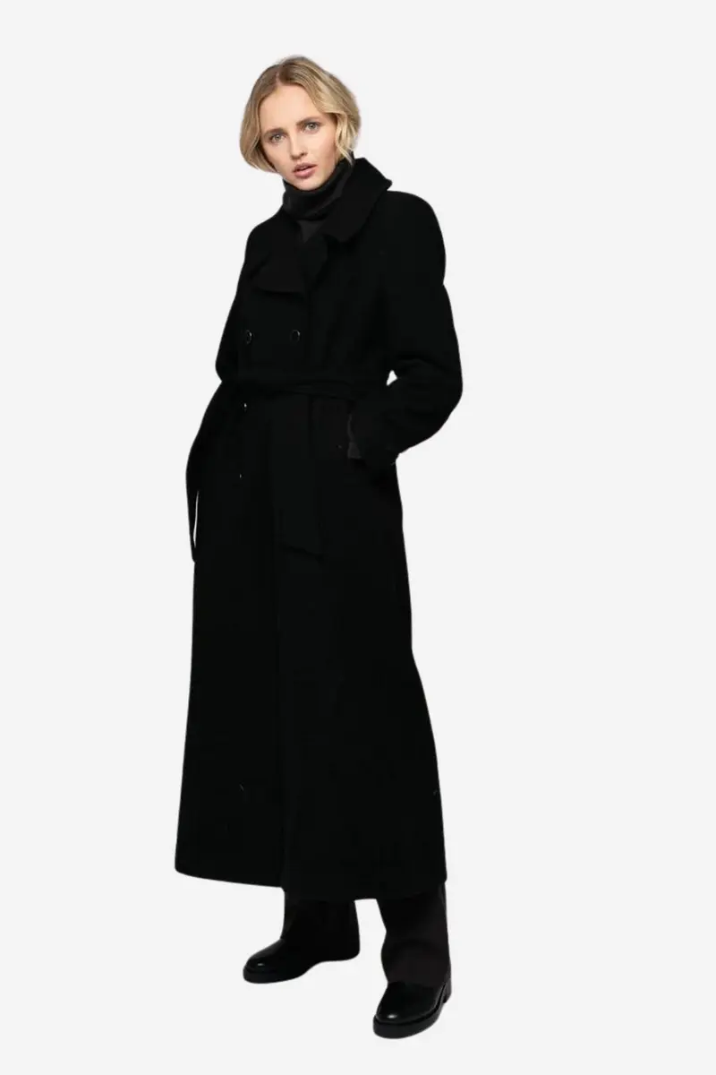 Hermine Coat Black