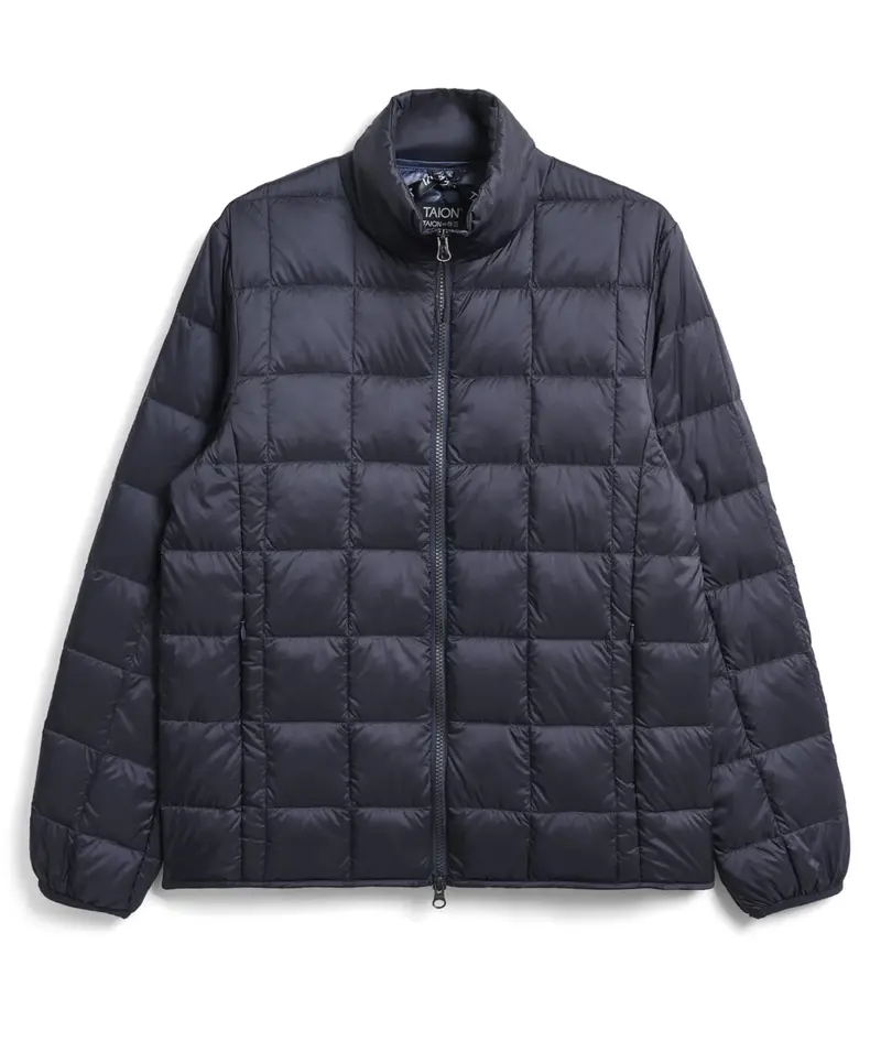 HI NECK W-ZIP DOWN JKT