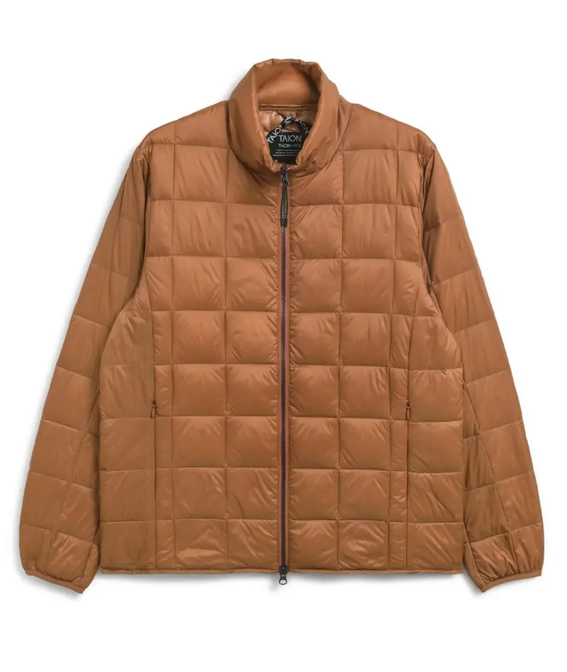HI NECK W-ZIP DOWN JKT