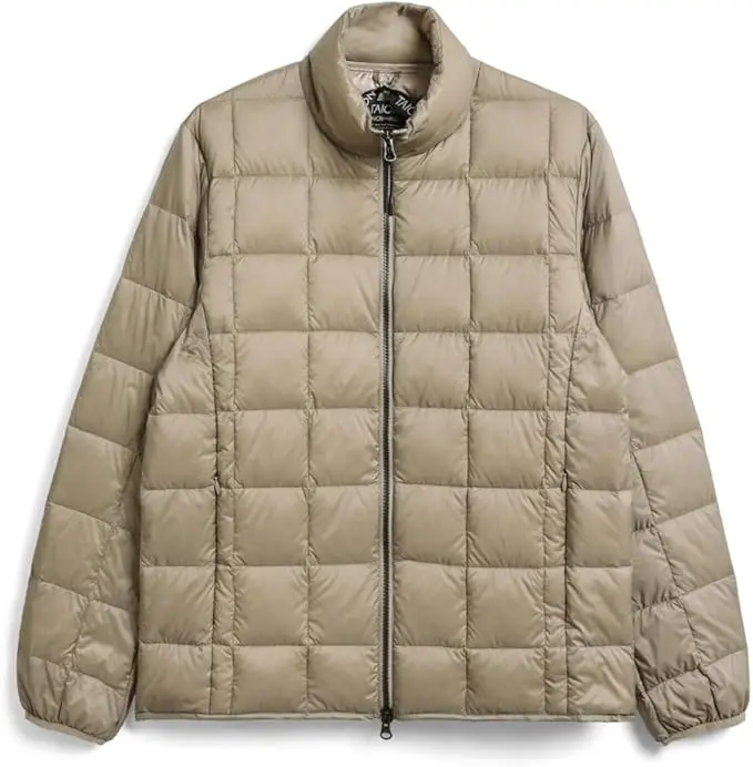 HI NECK W-ZIP DOWN JKT
