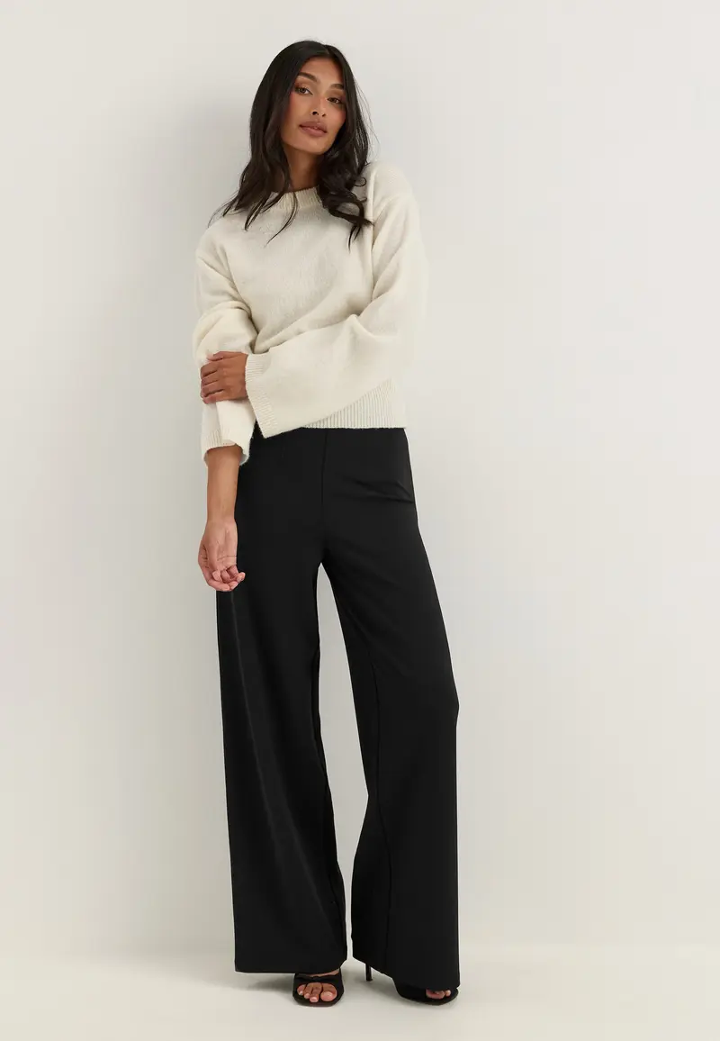 High Wide Soft Trousers