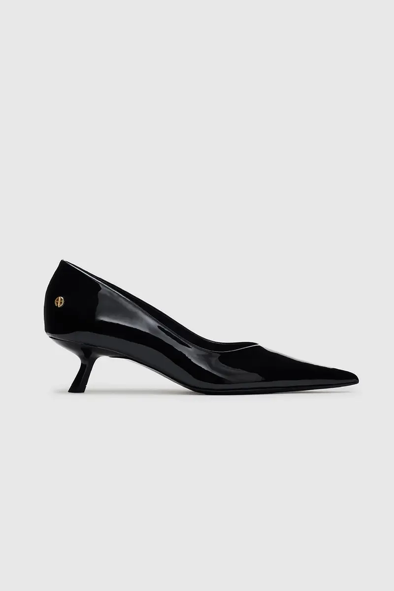 Hilda Pumps - Black Patent