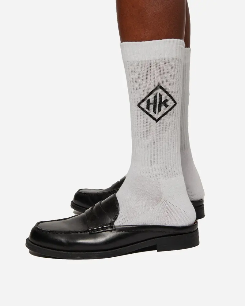 HK - 2 pack socks - White Logo