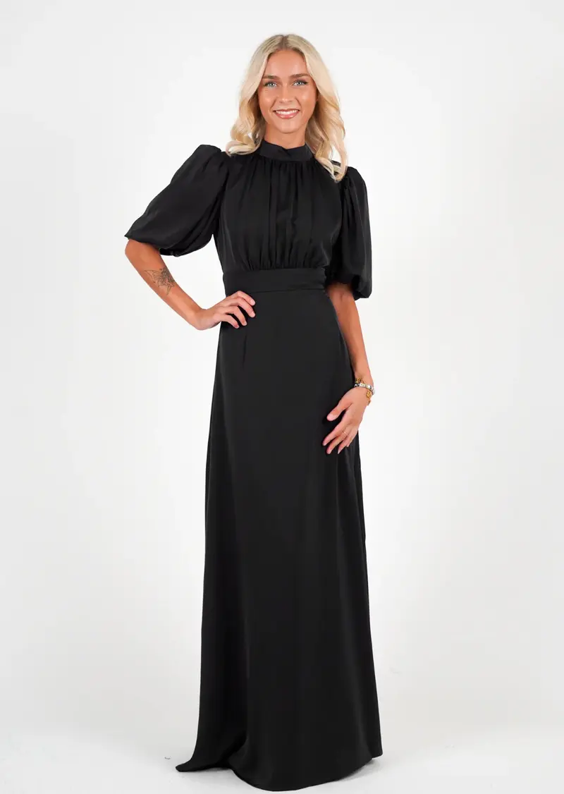 Holly Dress Long - Black