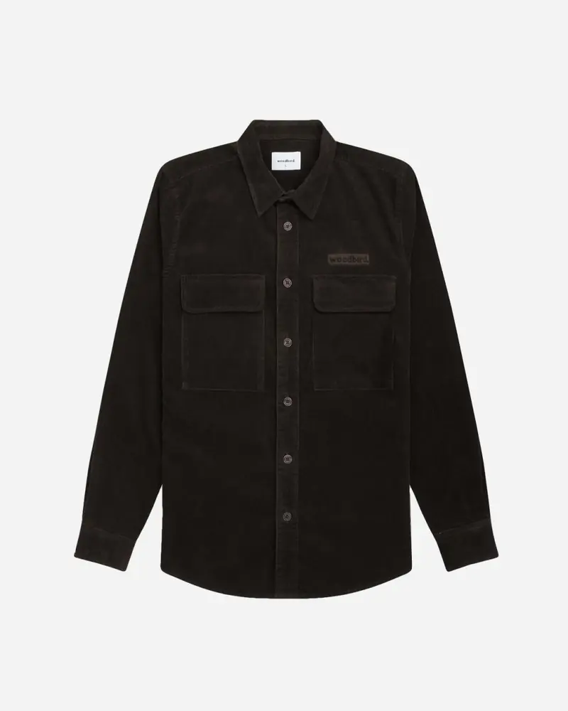 Hoxen Corduroy Shirt - Dark Green
