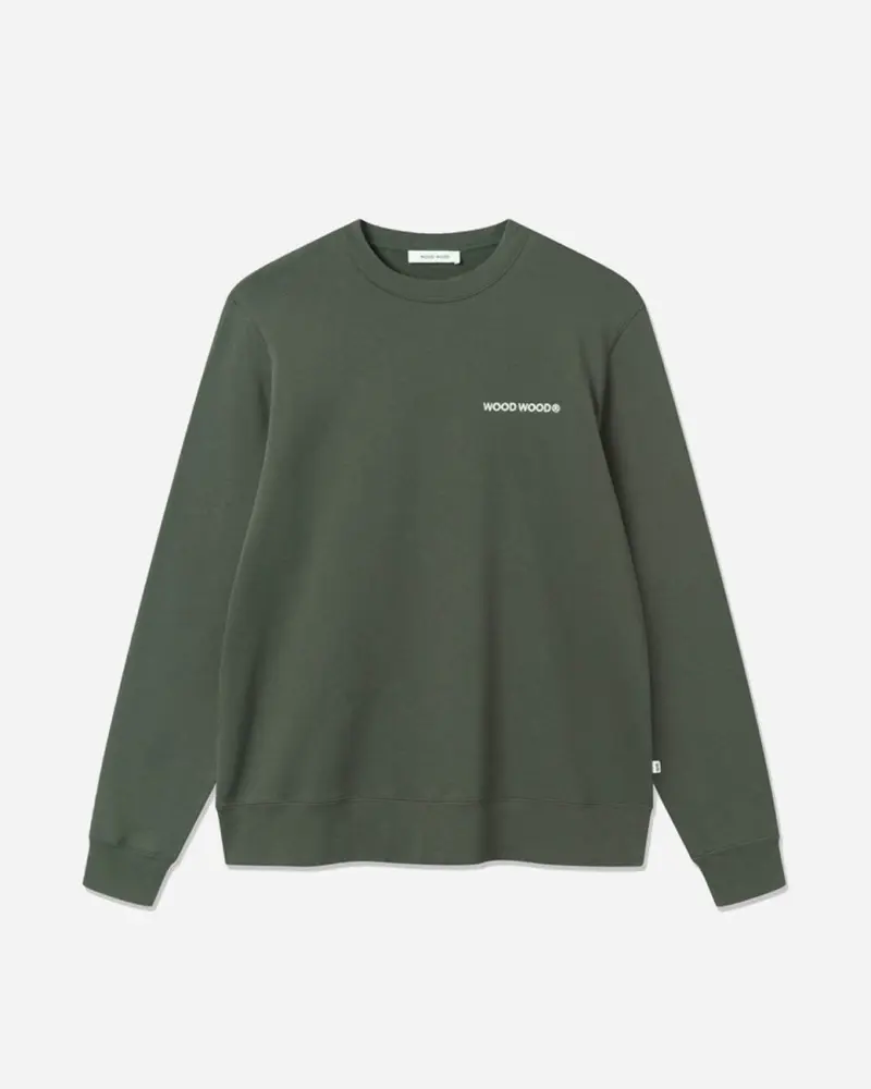 Hugh Logo Sweatshirt - Dark Green