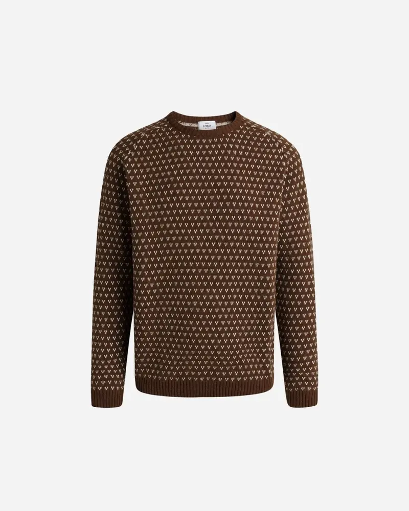 Hugo knit - Coffee/Cream