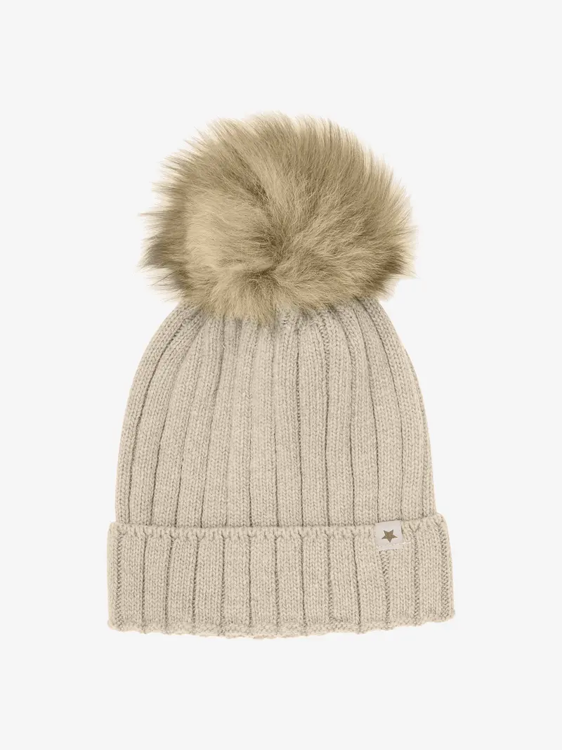 Huttelihut Hat Knit Alpaca Pompom