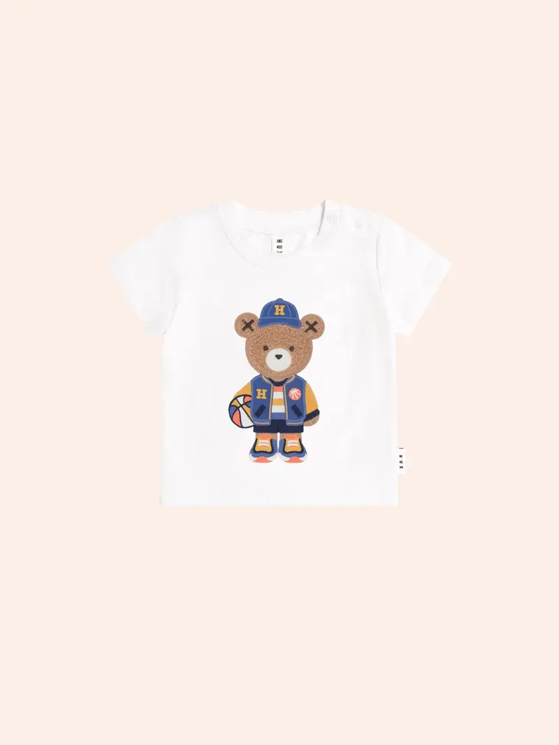 HuxBaby Baller Hux White T-skjorte