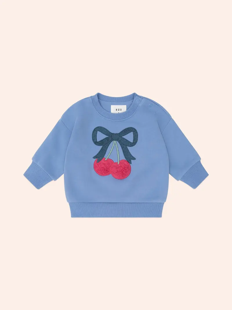 HuxBaby Cherry Bow Genser
