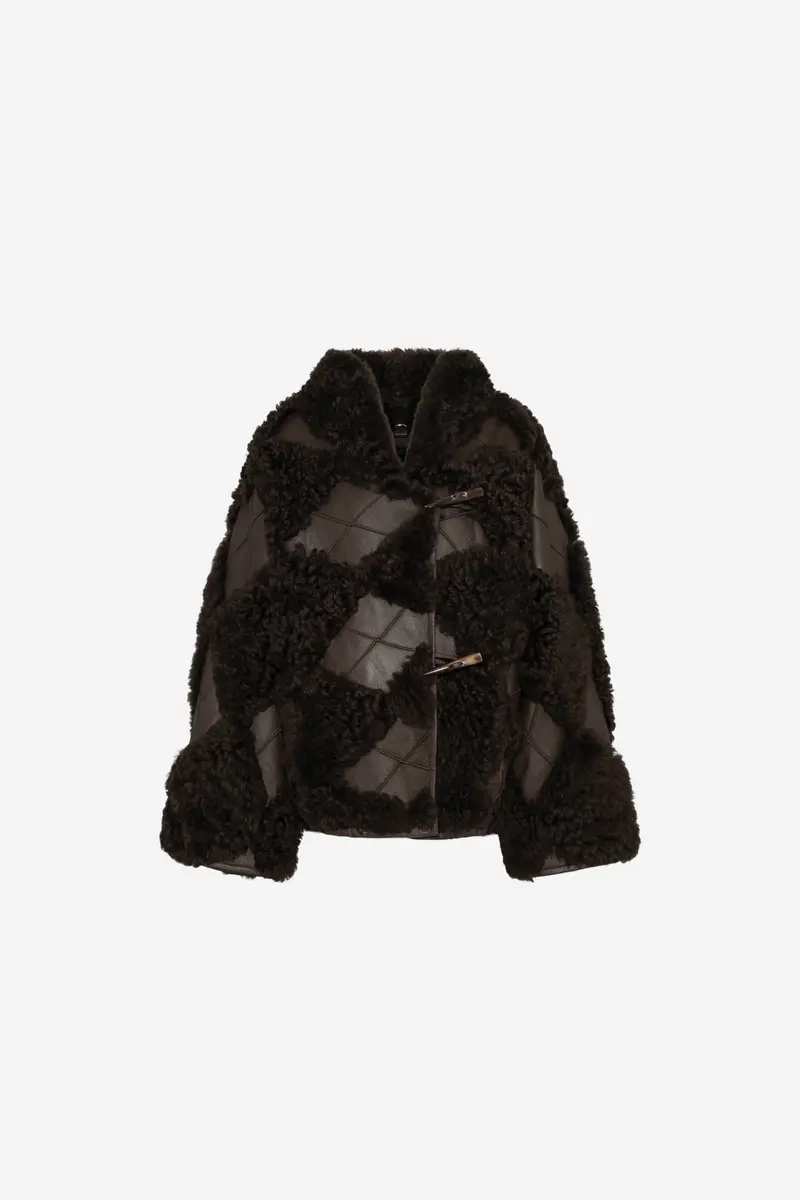 Iceland Shearling Jacket Brown