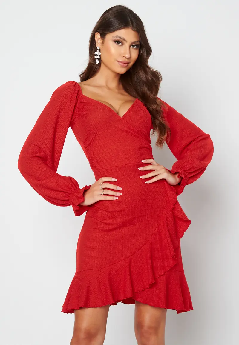 Icelyn frill dress