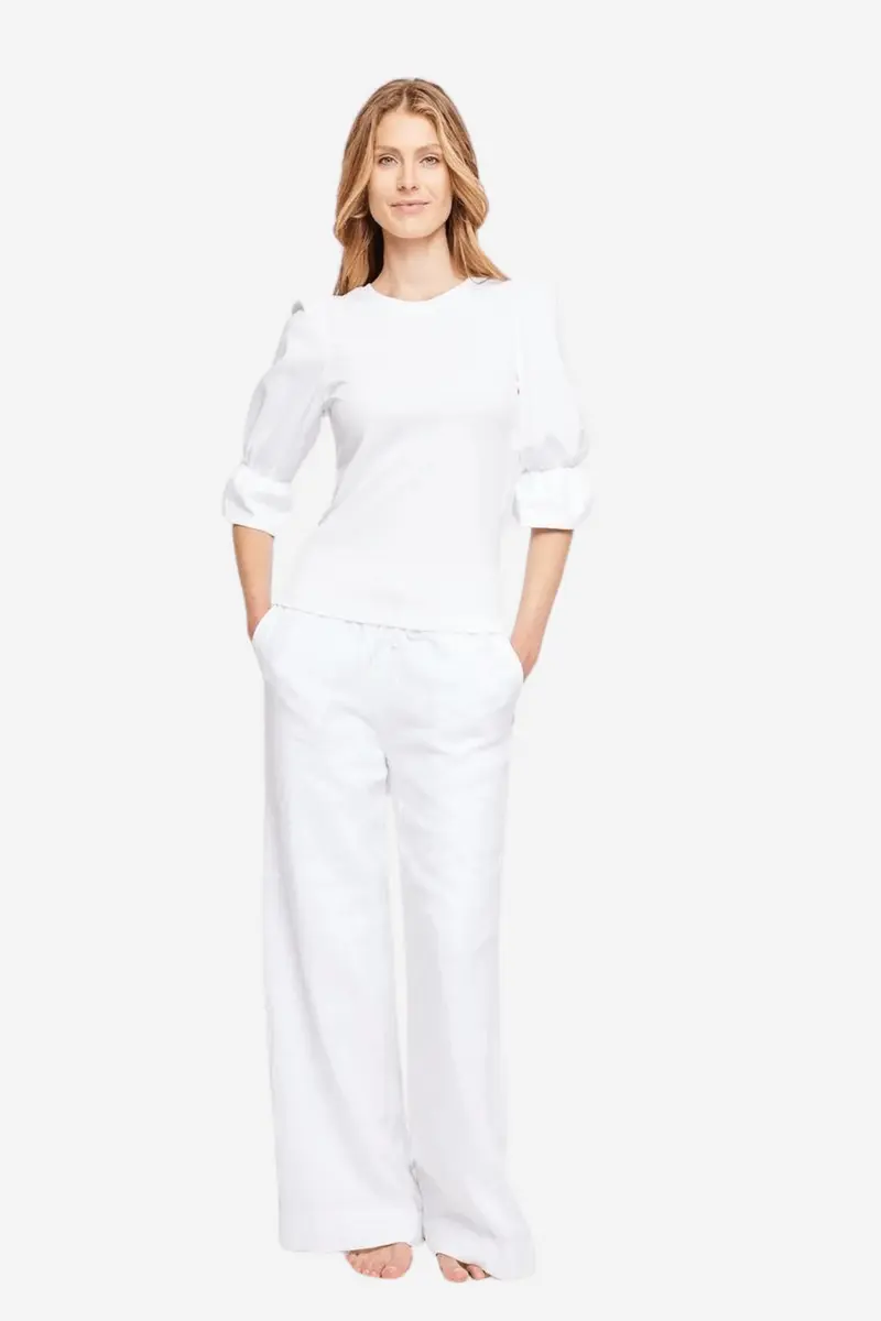 Immi Linen Pants White