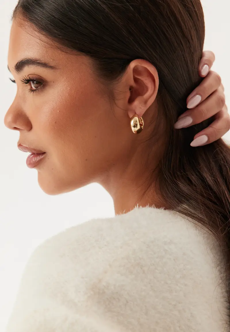 Ioanna Recycled Chunky Hoop Earrings Gold