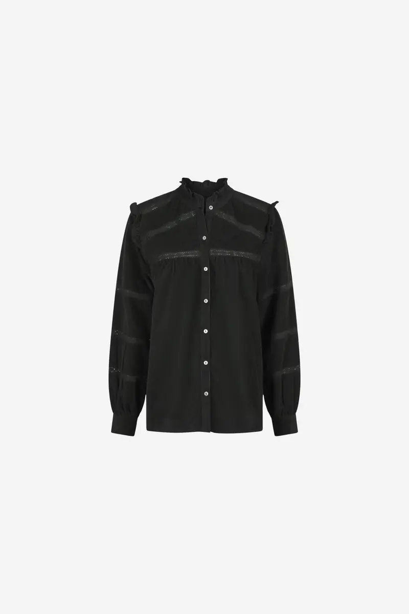 Isala Corduroy Shirt Black