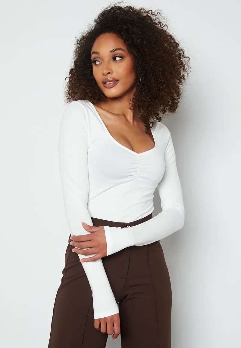 Isolde deep v-neck top