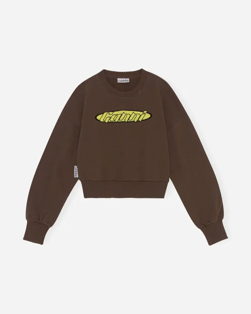 Isoli Artwork Sweatshirt - Chicory Coffee