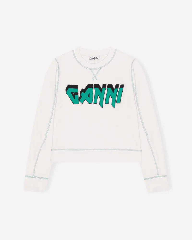 Isoli Ganni Rock Sweatshirt - Egret