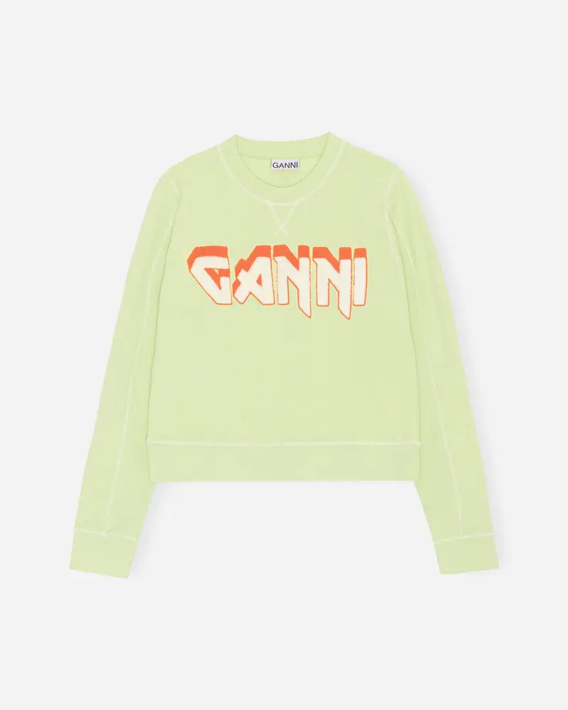 Isoli Ganni Rock Sweatshirt - Lily Green