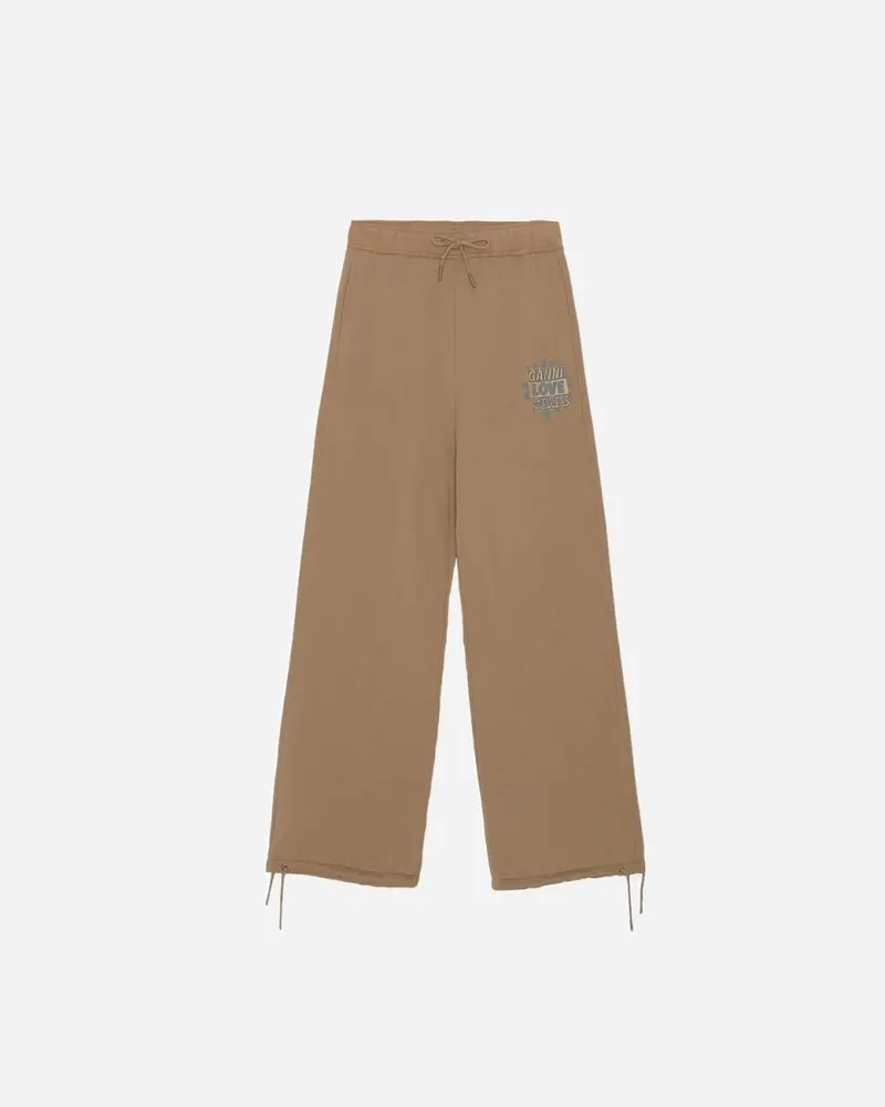 Isoli Mid Waist Straight Leg Pants - Tiger's Eye