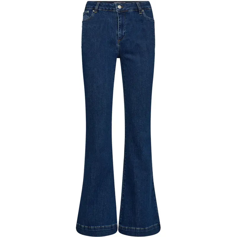 IVY-Charlotte Jeans Wash Undone Mid Indigo