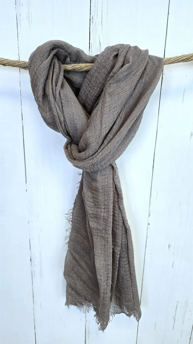 Izzy skjerf taupe