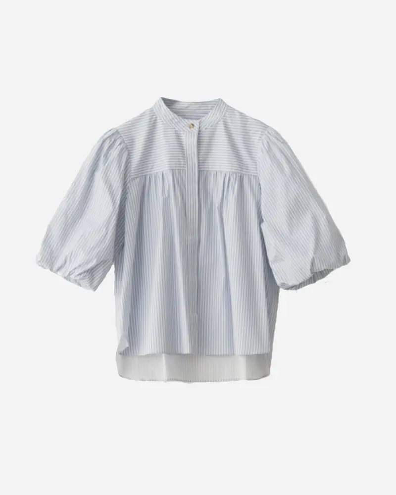 James SS Shirt - Blue Stripe