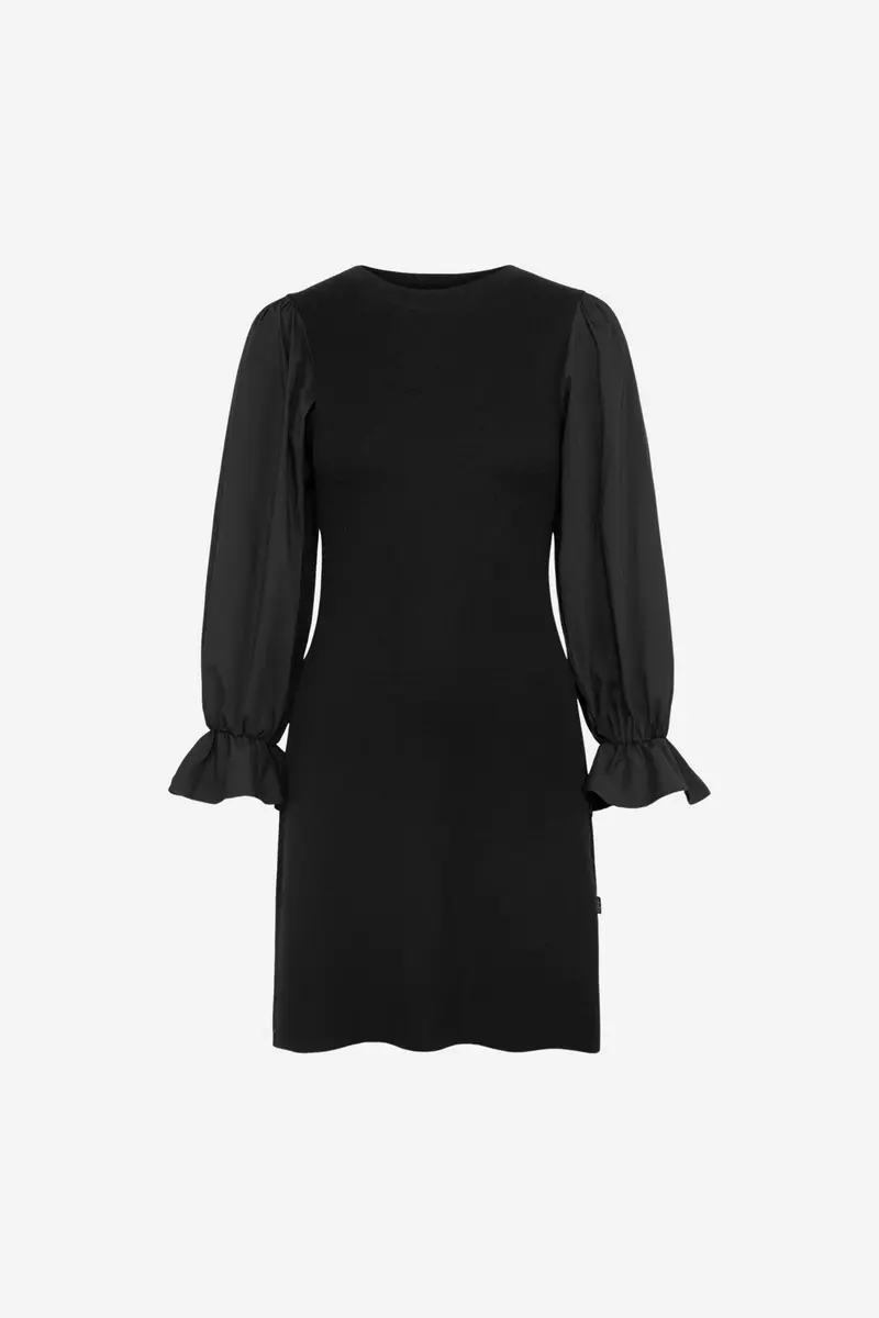 Janka Merino Dress Black