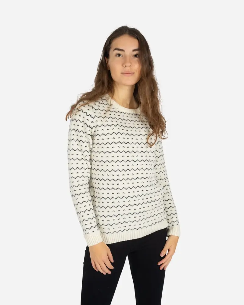 Jasmin knit - Cream/Navy