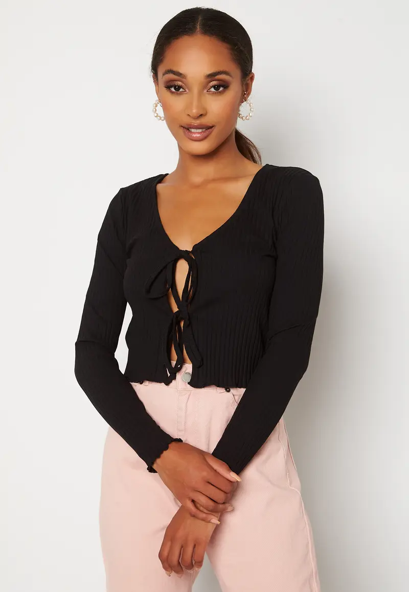 Jeanett Life L/S Cardigan Box Top