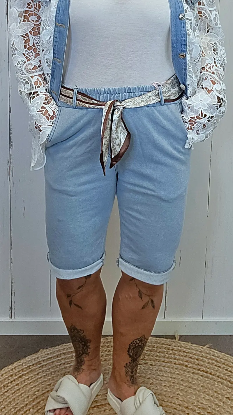 Joggershorts med belte