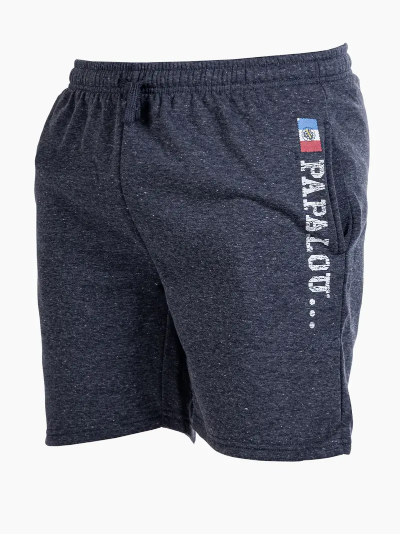 Joggeshorts unisex Blå melert
