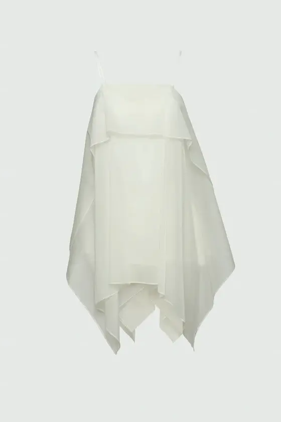 Josey Silk Top White