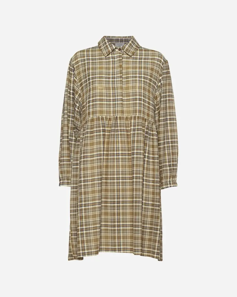 Judith Mini Dress - Navy Check